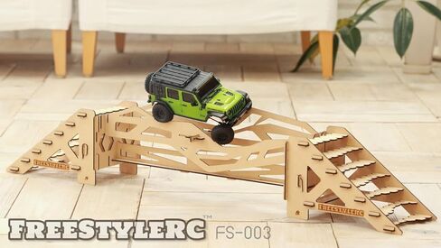 FreeStyleRC FS-003,Beams＆Stairs Obstacle,1/18 1/24 RC Crawler,Wooden kit That Requires Assembly in Saudi Arabia