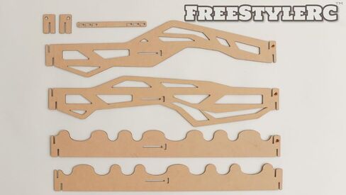 FreeStyleRC FS-003,Beams＆Stairs Obstacle,1/18 1/24 RC Crawler,Wooden kit That Requires Assembly in Saudi Arabia