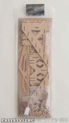 FreeStyleRC FS-003,Beams＆Stairs Obstacle,1/18 1/24 RC Crawler,Wooden kit That Requires Assembly in Saudi Arabia