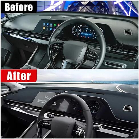 Fit for KIA Soul III 2019-2021 2022 2023 2024 2025,Car Dashboard Cover,Dashboard Dash Mat,Non-Slip Dash Mat Car Decoration in Saudi Arabia