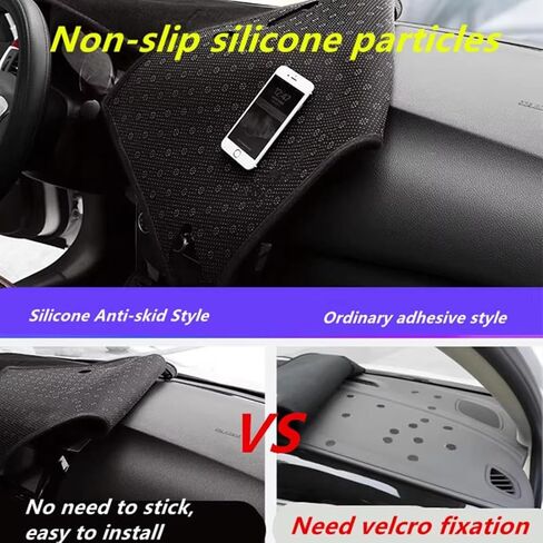 Fit for KIA Soul III 2019-2021 2022 2023 2024 2025,Car Dashboard Cover,Dashboard Dash Mat,Non-Slip Dash Mat Car Decoration in Saudi Arabia