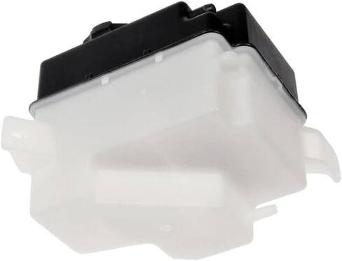 KarParts360 For Hyundai Accent 2006 07 08 09 10 2011 Non-Pressurized Coolant Reservoir | Plastic | Clear | Black | Irregular Shape | 0.65 Liters Capacity | With Cap | For 254311G000, 2544126100 in Saudi Arabia