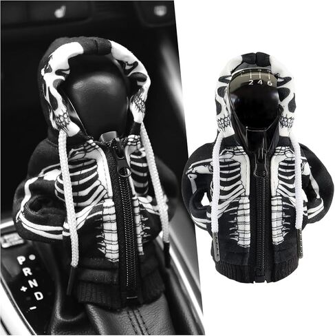 غطاء رأس Universal Skull Gear Stick، غطاء مقبض ناقل الحركة المرح للسيارات والشاحنات والمركبات الأخرى، ديكور داخلي مبتكر وإكسسوارات واقية in Saudi Arabia