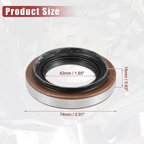 uxcell 2pcs Crankshaft Seal Rear Differential Pinion Seal Replacement for Toyota Tacoma 1998-2013 No.9031144007 in Saudi Arabia