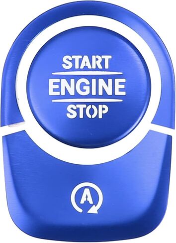 X AUTOHAUX Engine Start Stop Button Cover Kit Push Start Button Trim Sticker for Mercedes Benz a Class A180L A200L A220L Aluminum Alloy Silver Tone in Saudi Arabia