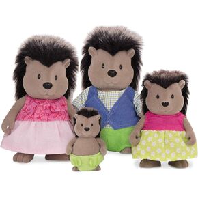 Li'l Woodzeez – McBristly Porcupine Family Set with Storybook, 5 Pieces Miniature Animal Figurines, Family Toys and Pretend Play, Collectible Figures for Imaginative Storytelling, 3+ Years in Saudi Arabia