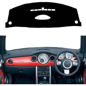 Dashboard Cover Mat Fit for Mini R50 R52 R53 LHD,Dash Cover Pad,Custom Non-Slip Poly Black in Saudi Arabia