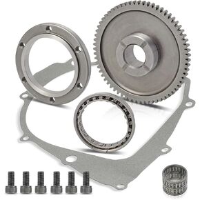 طقم محامل وحشية A-Premium Starter Clutch Gear في اتجاه واحد متوافق مع Yamaha Big Bear 350 1990-1998، Kodiak 400 1994-1998، Moto 4 1988-1995، Raptor 350 2005-2013، Warrior 350، مجموعة 10 قطع in Kuwait