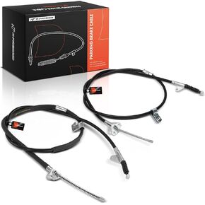 A-Premium 2-PC Set Rear Driver and Passenger Side Parking Brake Cable Assembly Compatible with Toyota & Lexus Models - Camry 2002-2006, Solara 2004-2008, ES300 2002-2003, ES330 2004-2006 in Kuwait