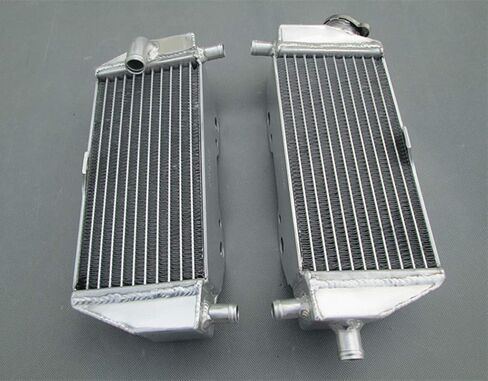 Aluminum Radiator +Silicone hose for 1994-2002 Kawasaki KX125 KX250 1995 1996 1997 1998 1999 2000 (Black) in Saudi Arabia