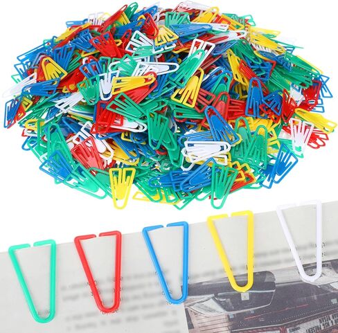 1000 Pcs Christmas Plastic Paper Clips Gift Bulk Colored Cute Medium Paperclip Clamp for Scrapbooking Planners Notebook Travel Photos Documents Crafts Office Home Supplies in Saudi Arabia