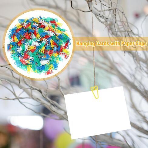 1000 Pcs Christmas Plastic Paper Clips Gift Bulk Colored Cute Medium Paperclip Clamp for Scrapbooking Planners Notebook Travel Photos Documents Crafts Office Home Supplies in Saudi Arabia