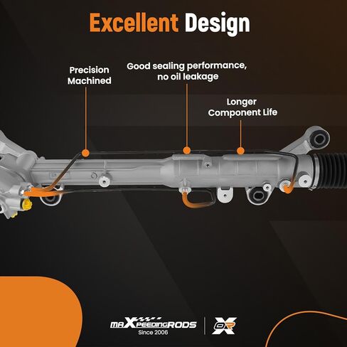 مجموعة رف وترس التوجيه الهيدروليكي من maxpeedingrods لسيارة Ford Edge 2007-2014، لسيارة Lincoln MKX 2007-2015، استبدال #22-2014، 7A1Z3504A in Saudi Arabia