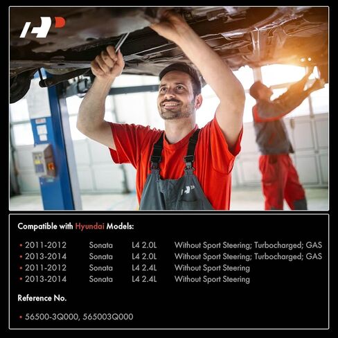 A-Premium - رف توجيه كهربائي وترس متوافق مع Hyundai Sonata 2011 2012 2013 2014، 2.0L 2.4L، بدون توجيه رياضي in Saudi Arabia