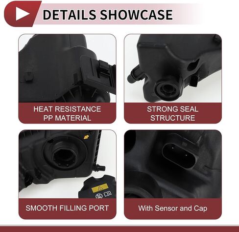 1 Set Engine Coolant Reservoir Water Expansion Tank for BMW F22 F23 F30 F31 F32 F36 230i Coolant Radiator Reservoir Bottle with Cap No.17138677649 in Saudi Arabia