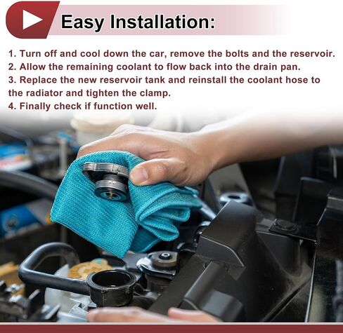 1 Set Engine Coolant Reservoir Water Expansion Tank for BMW F22 F23 F30 F31 F32 F36 230i Coolant Radiator Reservoir Bottle with Cap No.17138677649 in Saudi Arabia