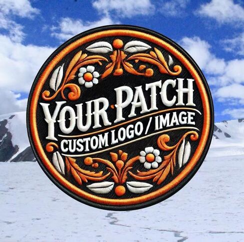Custom Embroidered Patches,Personalized Logo Patch,Custom Decorative Patches Iron on Sew on Hook Loop Patches for Jacket Hat Back Pack Denim Uniform T-Shirt Hoodies in Saudi Arabia