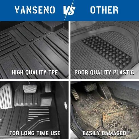 سجادات أرضية متوافقة مع 2023 2024 Honda CRV Cargo Liner Rear Trunk Mat جميع الأحوال الجوية حماية TPE حصيرة لملحقات 2023 2024 CRV (صينية البضائع في أدنى موضع) in Kuwait