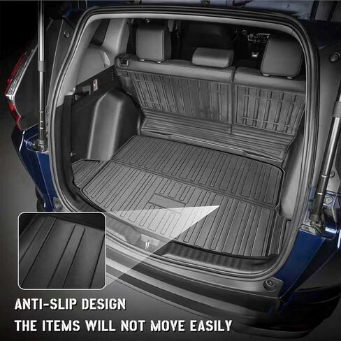 سجادات أرضية متوافقة مع 2023 2024 Honda CRV Cargo Liner Rear Trunk Mat جميع الأحوال الجوية حماية TPE حصيرة لملحقات 2023 2024 CRV (صينية البضائع في أدنى موضع) in Kuwait