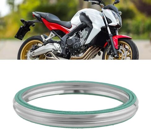 8pcs Motorcycle Manifold Gaskets 35x43x5mm 18291-MN4-920 Compatible with Honda CB650F CBR650F 2014-2020 in Saudi Arabia