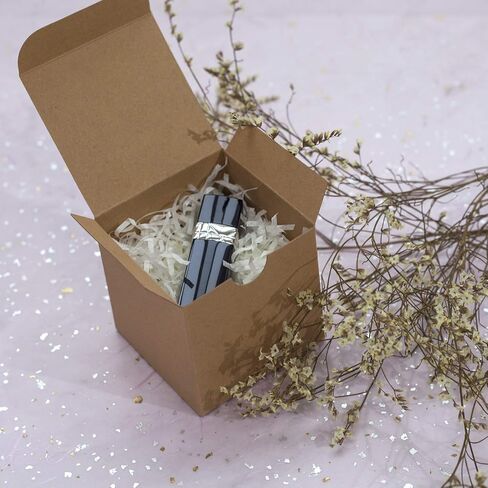 GEFTOL Small White Gift Box - 50 Pack, 4x4x4 inches, Fold & Assemble Paper Box for Bridesmaids, Proposals, Birthdays, Christmas (White) in Saudi Arabia