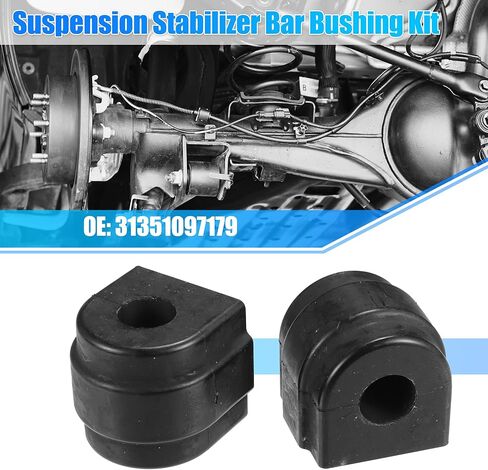 uxcell 2pcs Car Suspension Stabilizer Bar Bushings No.31351097179 for BMW 323i 1999 2000 for BMW 328i 1999 2000 for BMW 325Ci 2001-2006 in Saudi Arabia