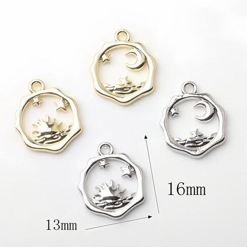 Best Friend Necklace for 2, Sun and Moon Matching Friendship Necklace Jewelry Gifts for BFF Sisters in Kuwait