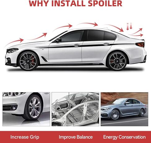 Rear Spoiler Wing Compatible with E90 M3 Sedan & 2006-2011 E90 3 Series Sedan Trunk M4 Style 323i 325i 325xi 328i 328i xDrive 330i 330xi 335i 335d 335i xDrive M3 Glossy Black in Saudi Arabia