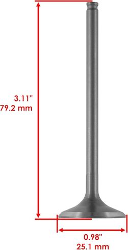 Caltric Intake & Exhaust Valves Compatible with Kawasaki KX250F 2004-2016/12005-0002 12004-0033 in Saudi Arabia