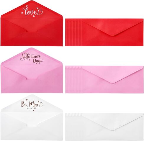Harloon 100 Pcs Christmas Envelopes #10 Red and Green Merry Christmas V Flap Kraft Envelopes with Lining and Self-adhesive for Holiday Xmas Gift Mailing Office Business Birthday Party in Saudi Arabia