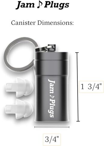 High Fidelity Ear Plugs for Concerts - JamPlugs (1 Pair) in Saudi Arabia