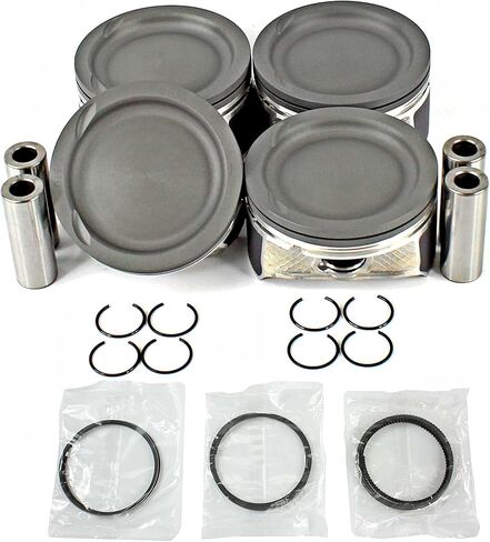 DNJ PRK484 Piston and Ring Kit For 2009-2017 Ford Mazda Mercury 3 5 6 CX-7 Escape Fusion Mariner Milan Transit Connect 2.5L L4 DOHC 16V Naturally Aspirated in Saudi Arabia