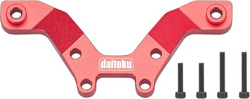 daitoku Aluminum Alloy Front Damper Plate for Arrma 1/18 Typhon GROM MEGA 380 Brushed 4X4 RC Car (Red) in Saudi Arabia