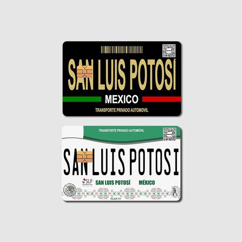 Mexico Placas Negras Edition - Mexican License Plate - Credit and Debit Card Skin Vinyl Sticker (2 Stickers) (Sonora) in Saudi Arabia