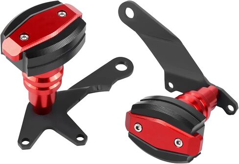 Frame Sliders Engine Crash Pad Protector Replacement for Honda CBR400R CBR500R 2021-2023 Aluminum Motorcycle Engine Guard Bodywork Fairing Falling Protection(Red) in Saudi Arabia
