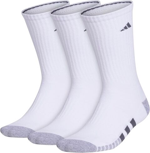 adidas Men's Cushioned Crew Socks Above The Ankle Fit with Arch Compression (3-Pair) in Saudi Arabia