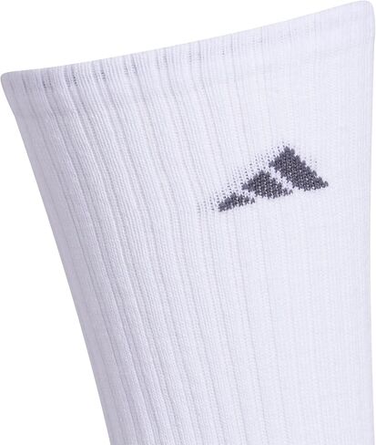adidas Men's Cushioned Crew Socks Above The Ankle Fit with Arch Compression (3-Pair) in Saudi Arabia