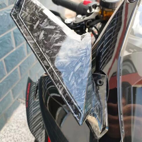 for GSX R1000R GSX R1000 GSXR750 GSXR600 GSX-R1000R GSX-R1000 GSX-R750 GSX-R600 2007-2024 2025 Wind Wing Rearview Mirror Motorcycle Mirror Motorcycle Wing Mirror (Forged Carbon Pattern) in Kuwait