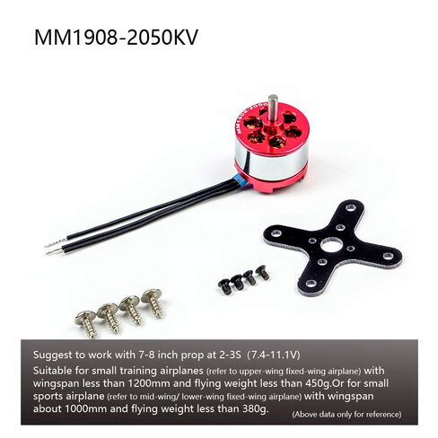 مجموعة محرك بدون فرشاة AEO RC (محرك C20 2050KV+20A ESC+محول 3.0 ملم) in Saudi Arabia