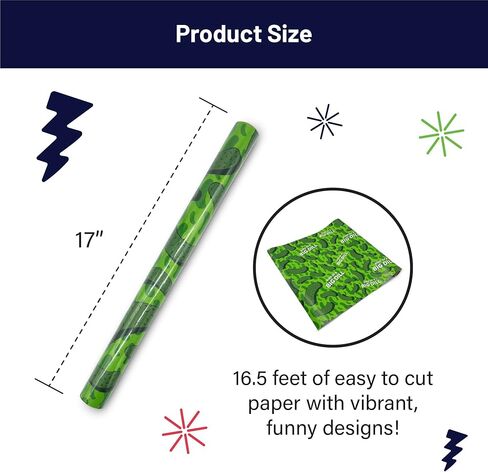 GOOFBALLS Hilarious Wrapping Paper Roll – Funny Gift Wrap for Birthdays, Holidays, White Elephant, Gag Gifts - Pickles in Saudi Arabia