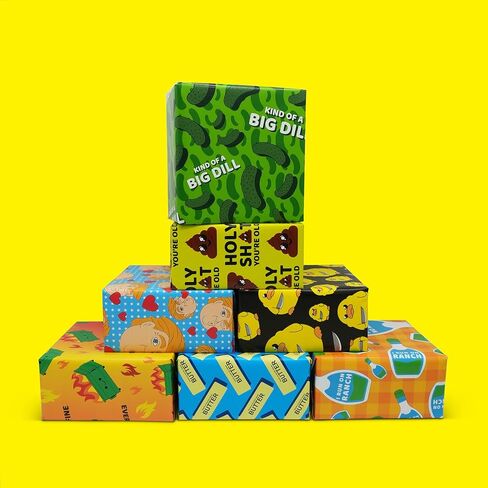 GOOFBALLS Hilarious Wrapping Paper Roll – Funny Gift Wrap for Birthdays, Holidays, White Elephant, Gag Gifts - Pickles in Saudi Arabia