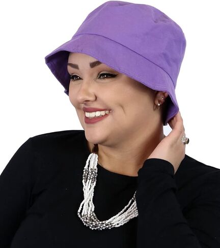 Hats Scarves & More Bucket Hat Womens Chemo Cancer 50+ UPF UV Sun Protection Adjustable Fit for Small Heads Foldable Beach in Kuwait