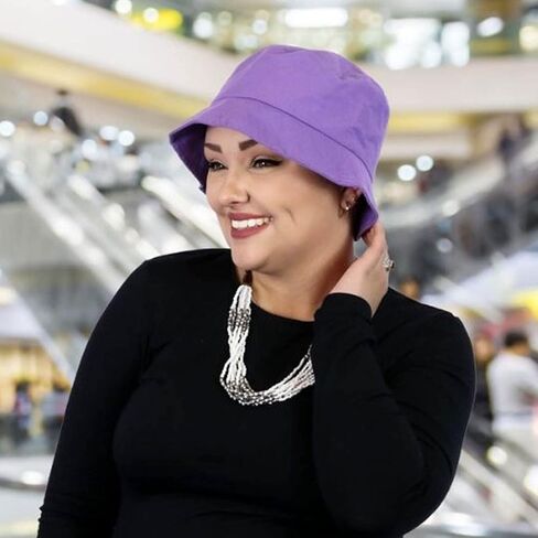 Hats Scarves & More Bucket Hat Womens Chemo Cancer 50+ UPF UV Sun Protection Adjustable Fit for Small Heads Foldable Beach in Kuwait