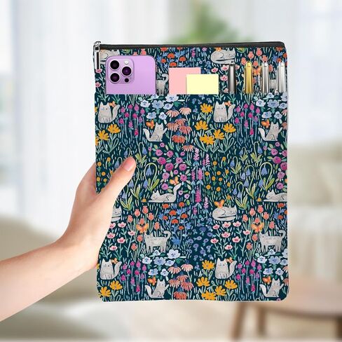Garden Book Sleeve Gifts Books Coves for Paperbacks Cute Garden Book Pouch Protector Books Lovers Gifts for Women Readers Teacher Bookworm Bookish Accessories Gifts in Saudi Arabia