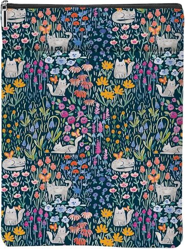 Garden Book Sleeve Gifts Books Coves for Paperbacks Cute Garden Book Pouch Protector Books Lovers Gifts for Women Readers Teacher Bookworm Bookish Accessories Gifts in Saudi Arabia