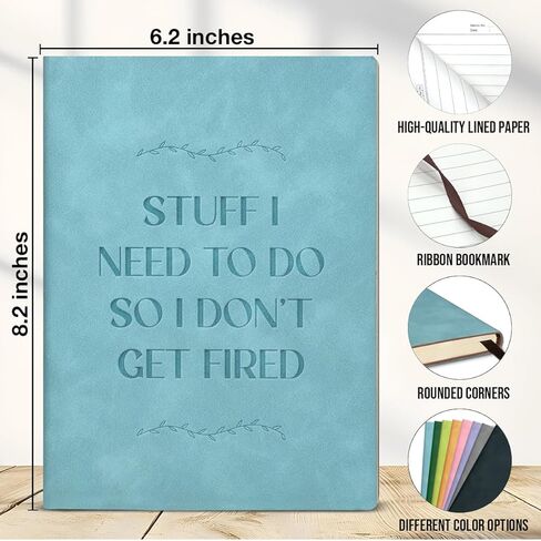 Funny Office Notebook for Work Humorous Journal Office Gag Gift for Coworkers Colleagues-Blue in Saudi Arabia