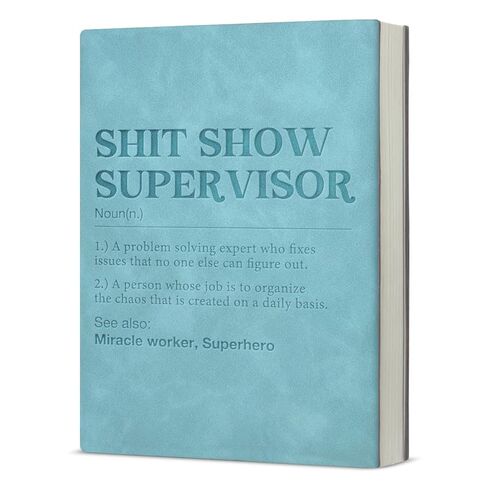 Funny Supervisor Gift Journal Notebook Appreciation Gifts for Boss Leader Manager, Supervisor Definition Writing Notebook-Blue in Saudi Arabia