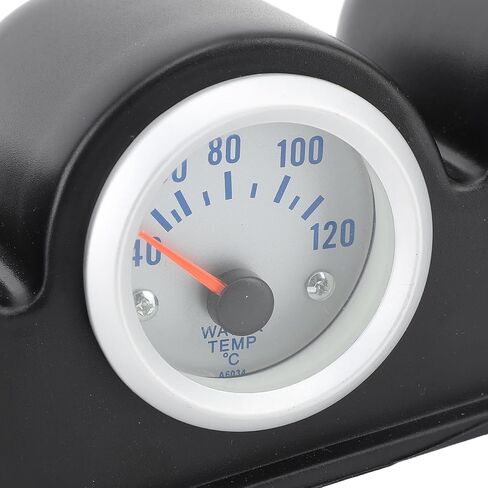 3 in 1 Car Gauge Meter, Premium ABS Triple Auto Gauge Kit Water Temperature Tachometer Oil Pressure Indicator Panel for All 12V 4/6/8 Cylinder Gasoline Cars, LED Display in Saudi Arabia