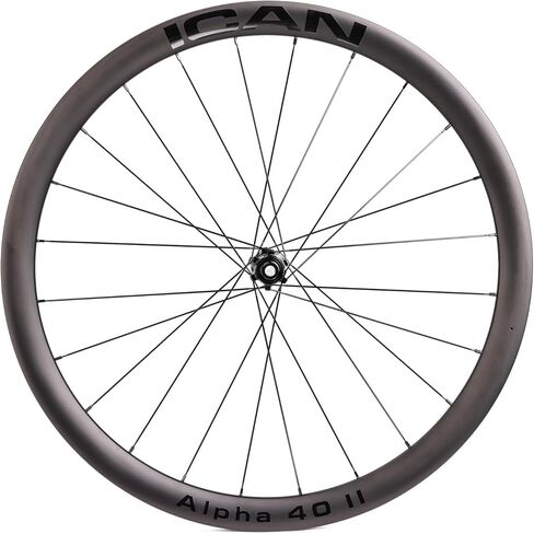 إيكان ألفا ديسك برو 1564 جرام/1597 جرام/1651 جرام الكربون الطريق طقم عجلات الدراجة القرص 700C مركز قفل الفاصلة لايحتاج 12*100/12*142 مللي متر in Kuwait