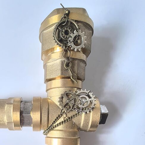 coadipress Antique Steampunk Gear Earrings for Women Girls Unique Handmade Vintage Bronze Mix-tone Gothic Tool Earrings Jewelry Gifts in Saudi Arabia